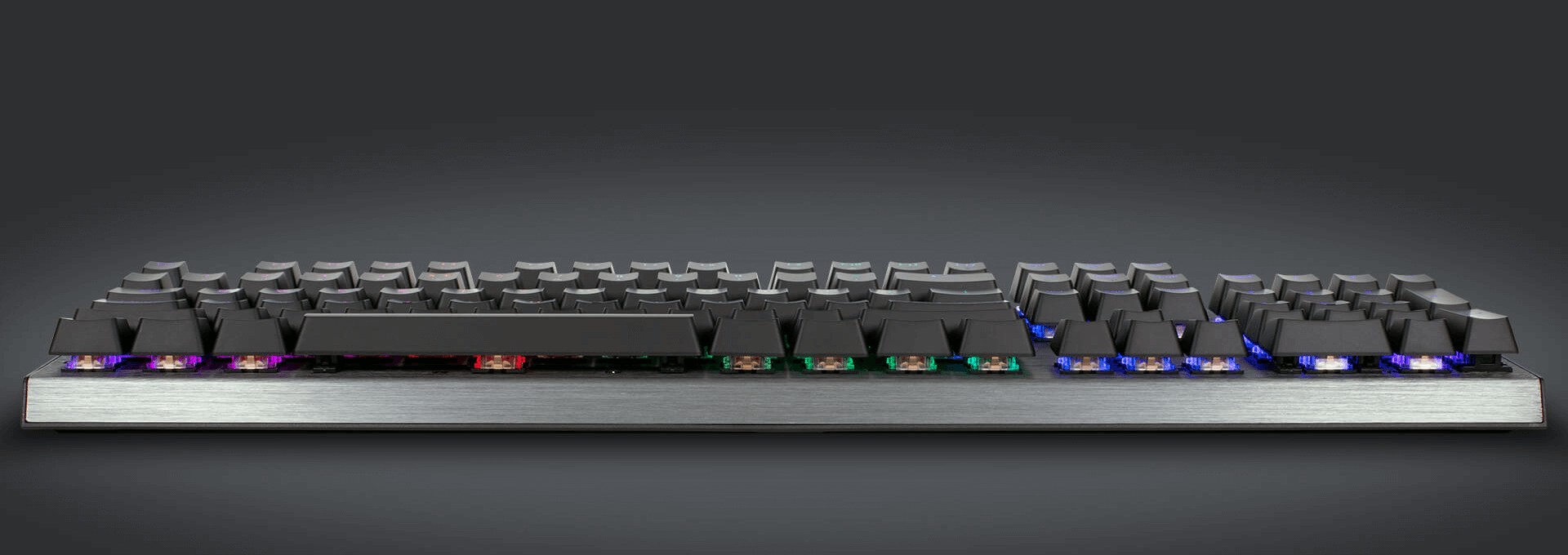Bàn phím Cooler Master CK350 V2 (USB/RGB/Blue sw) có thiết kế layout tiêu chuẩn 